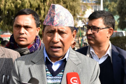 DPM Shrestha promises to fix Valley's damaged road soon